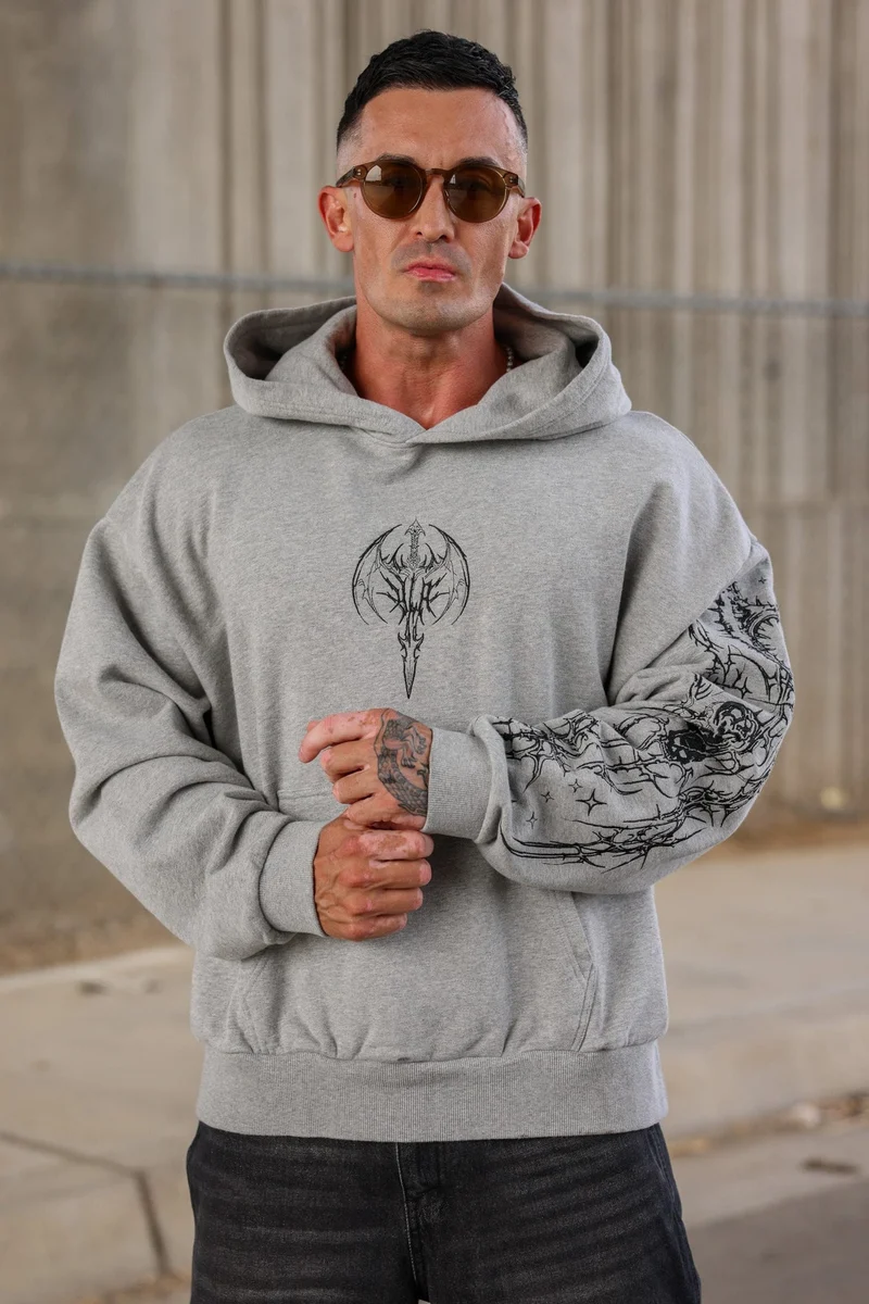 323A6619.webp Sweats à capuche YoungLA avec blason emblématique