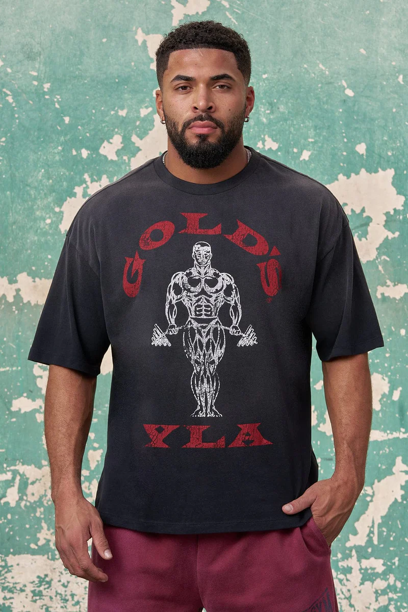golds0363.webp T-shirts YoungLA Gold’s Iron Legacy avec motif emblématique